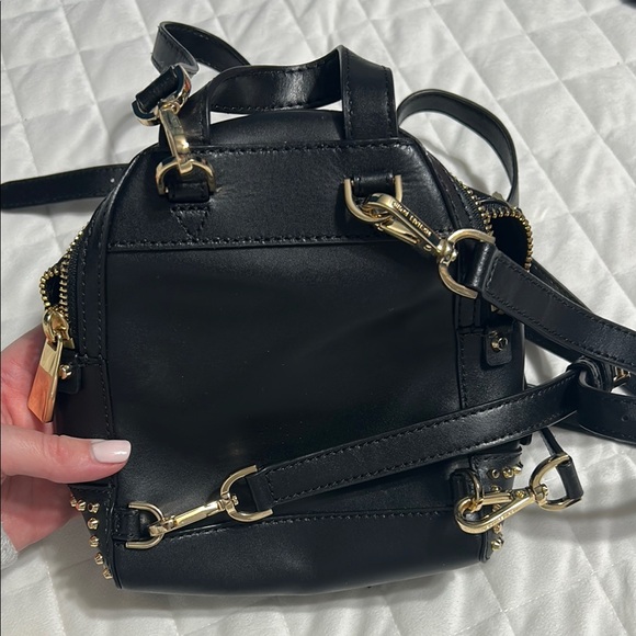 COPY - Michael Kors Black Studded Backpack - Picture 6 of 7